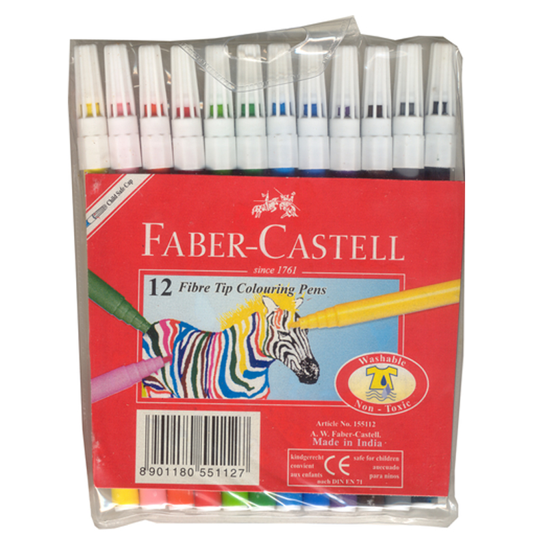 Faber Castell Twin Tip Markers 12S