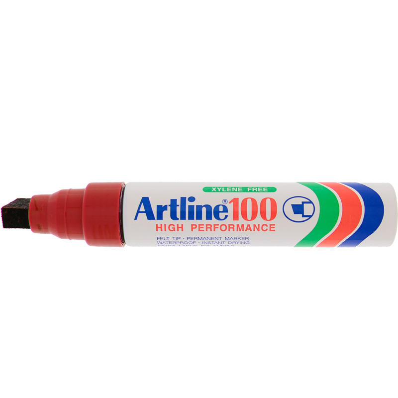 Artline 100 Marker Pen - Red