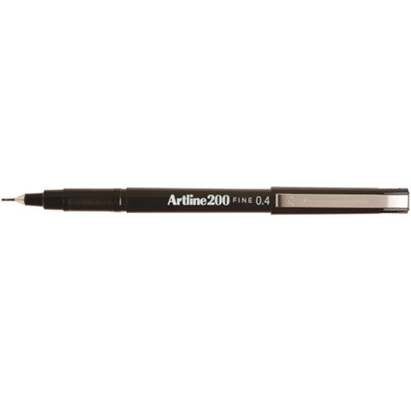 Artline 200 0.4mm Sign Pen - Black