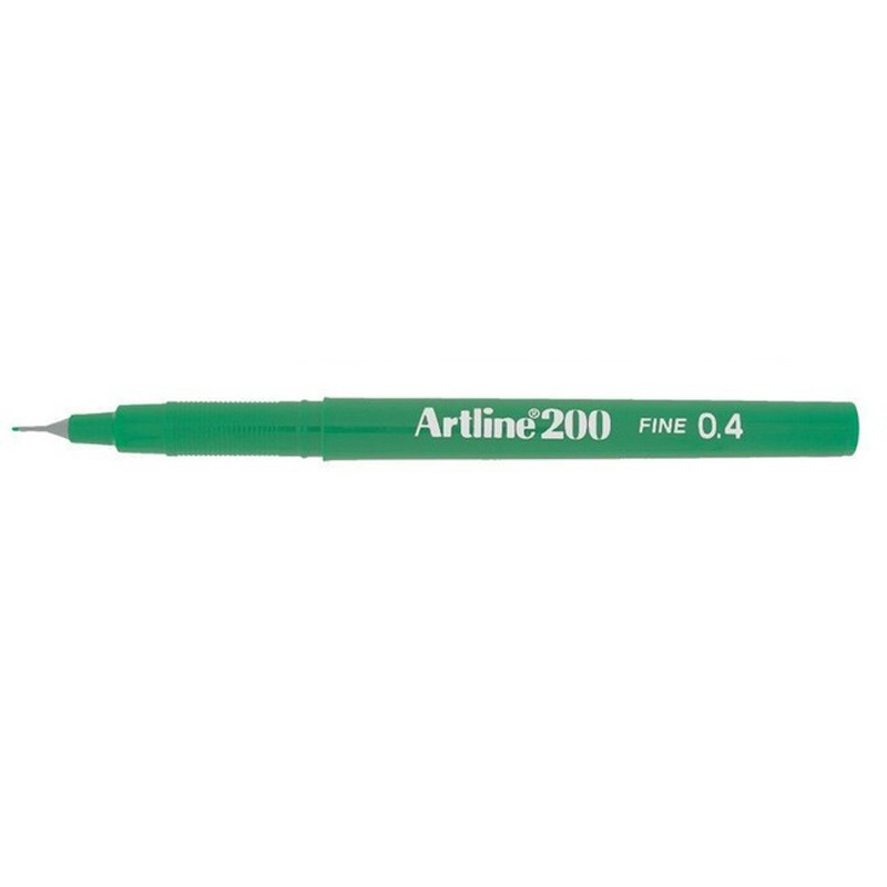 Artline 200 0.4mm Sign Pen - Green