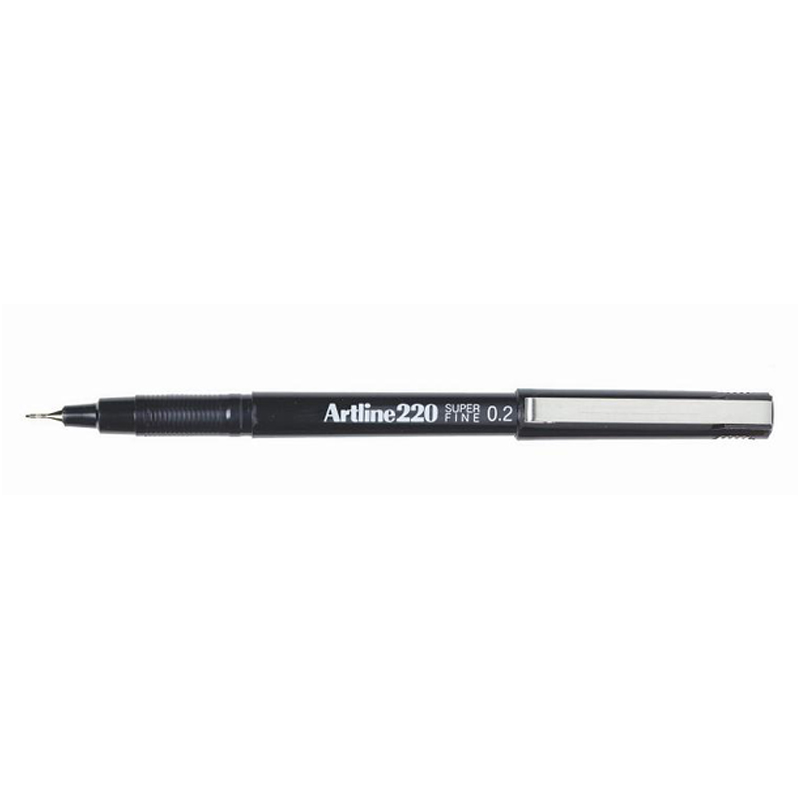 Artline 220 0.2mm Sign Pen- Black