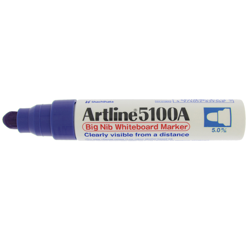 Artline 5100 Big Nib White Board - Blue