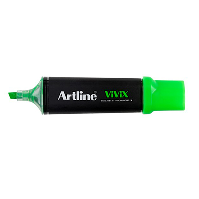 Artline 670 Vivix Highlighter - Fluo Green
