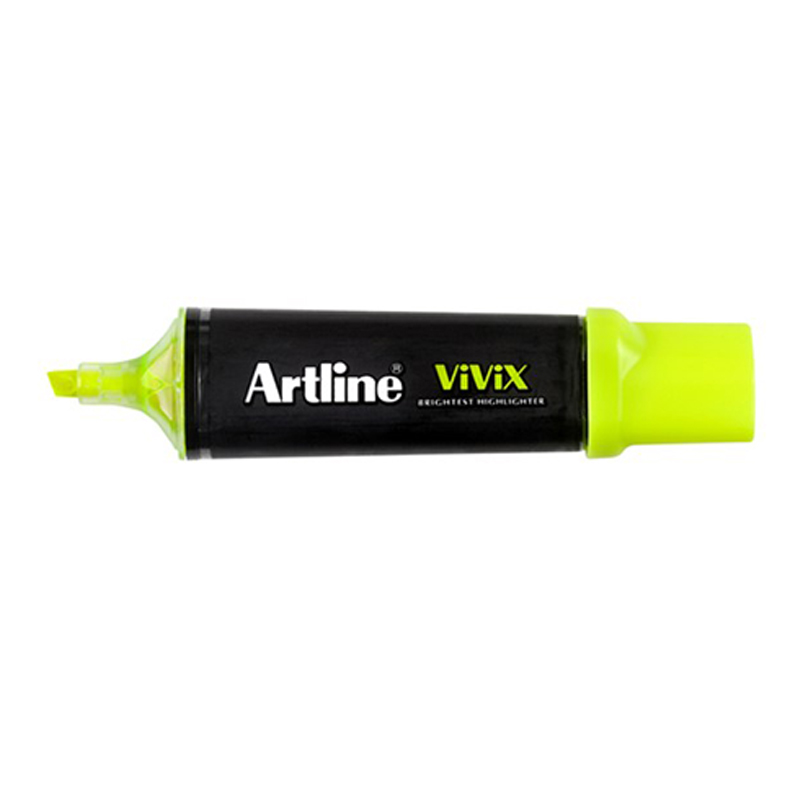 Artline 670 Vivix Highlighter - Fluo Yellow