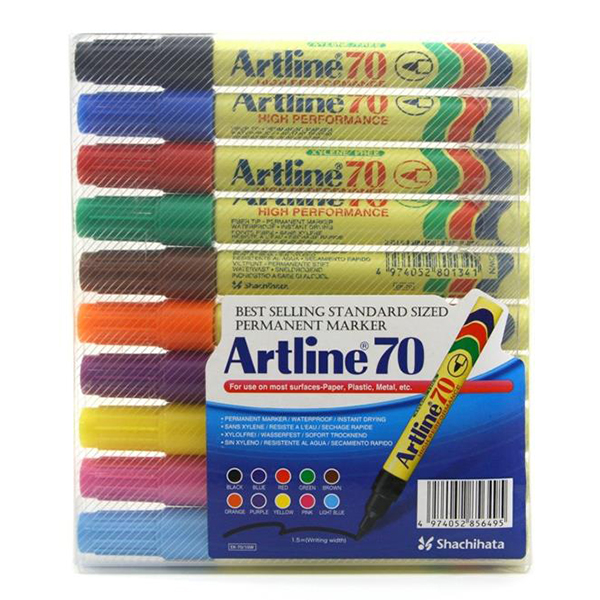 Artline 70 Marker 1x10 Color