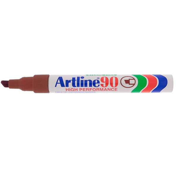 Artline 90 Marker Pen - Brown