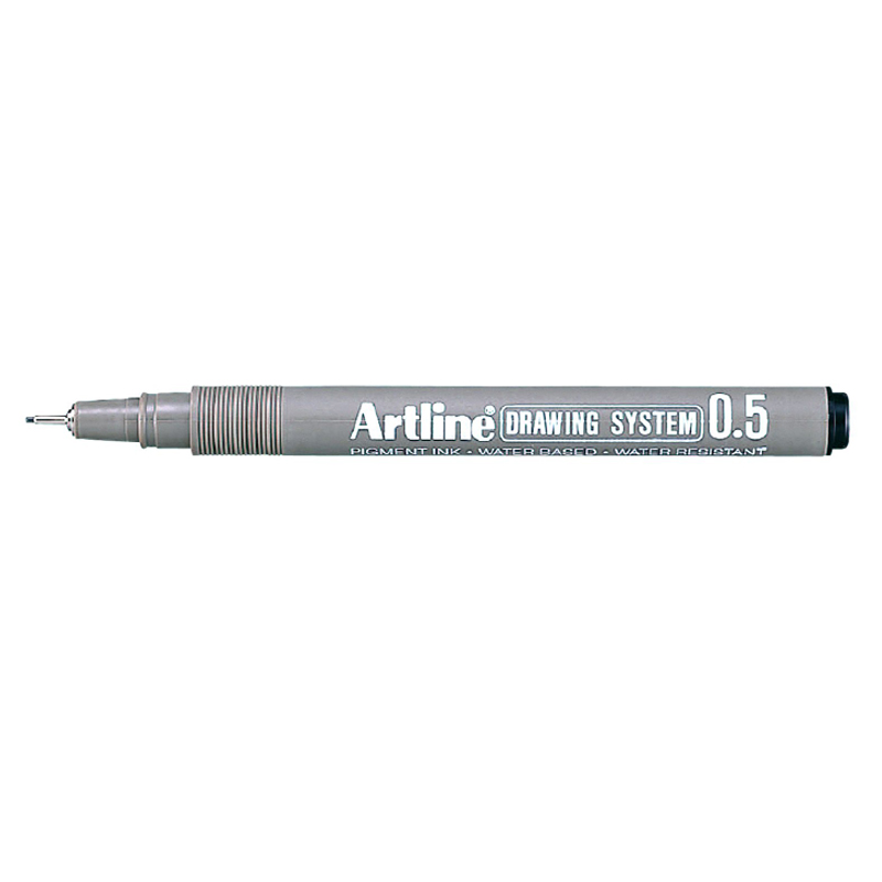 Artline 0.5mm Drawing System - Black
