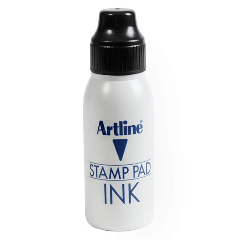Artline Stamp Pad Refill Ink Black 50cc