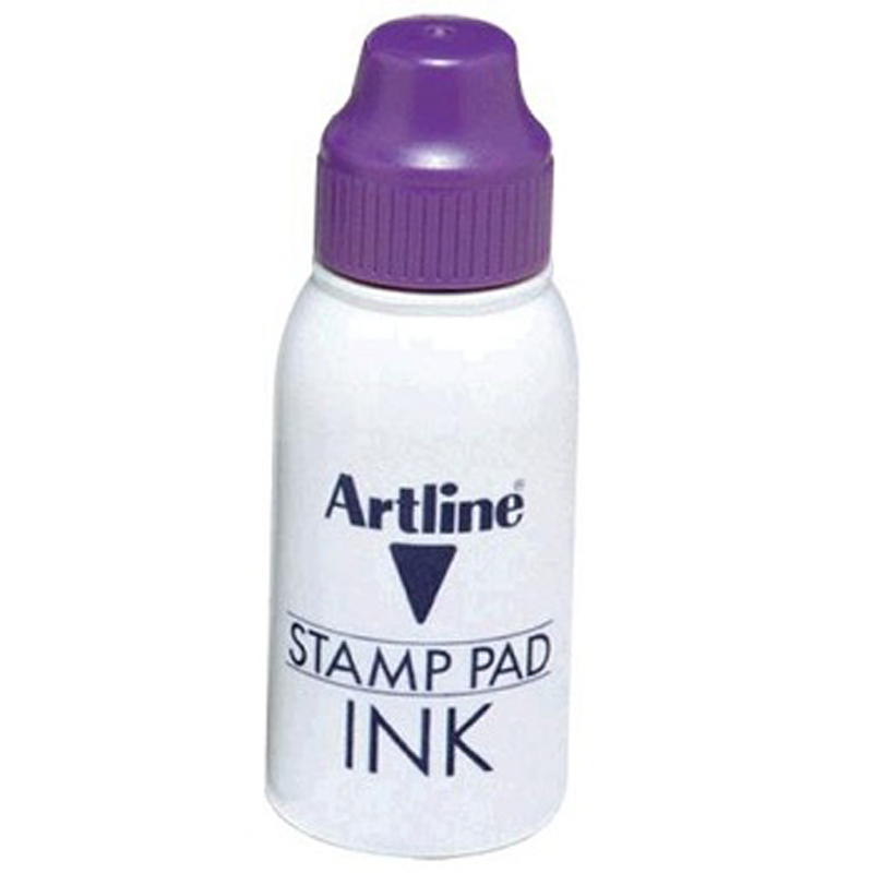 Artline Stamp Pad Refill Ink Purple 50cc
