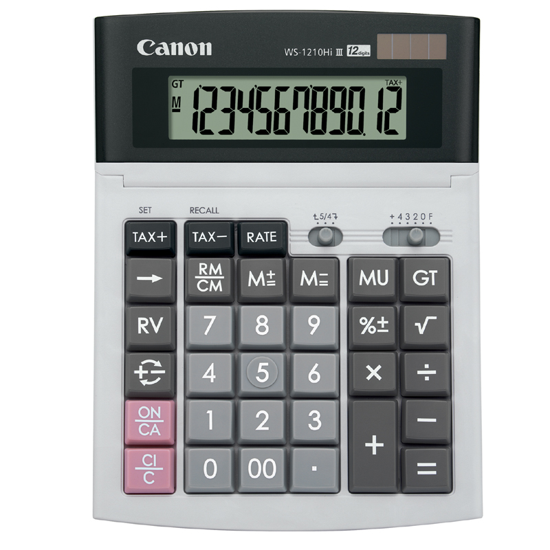Canon WS-1210HI III Calculator