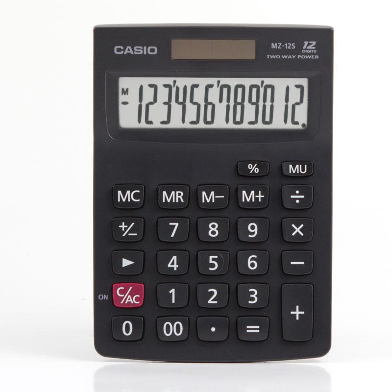Casio MZ-12S 12 Digits Calculator