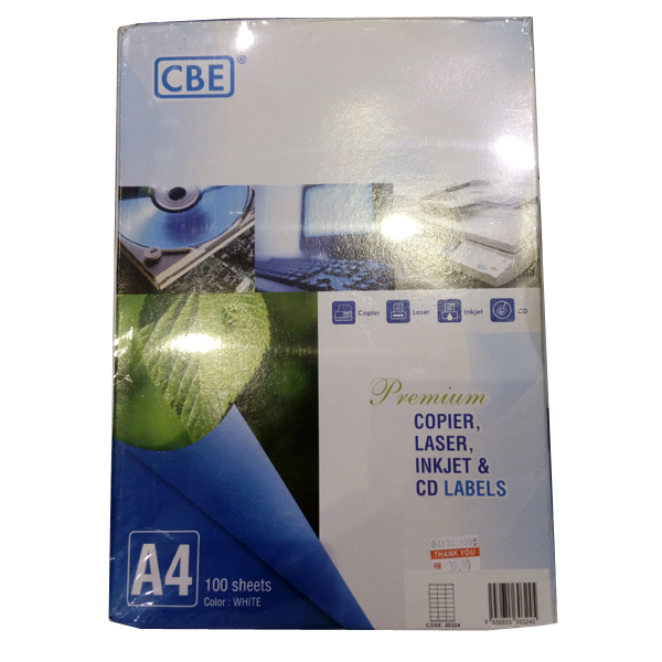 CBE 30314 Inkjet Label 38x105mm