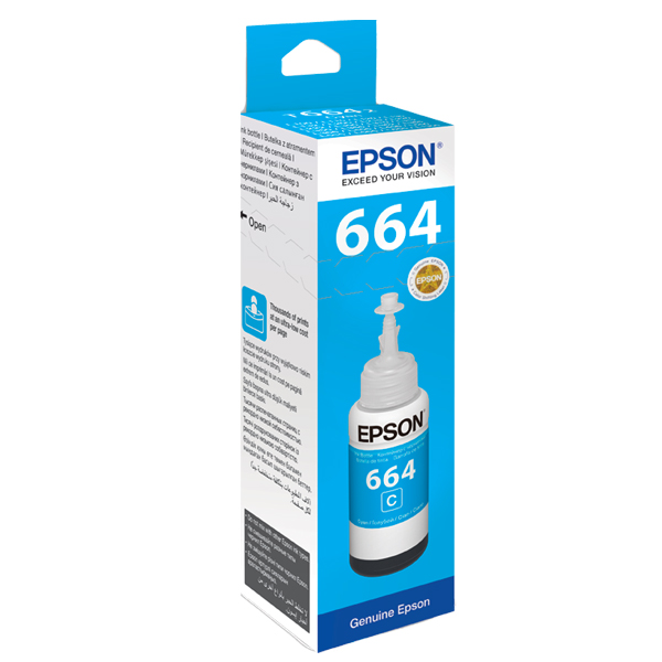 Epson T664 Cyan Ink