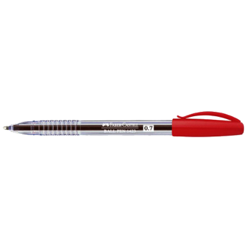 Faber Castell 1423 0.7mm Ball Pen - Red