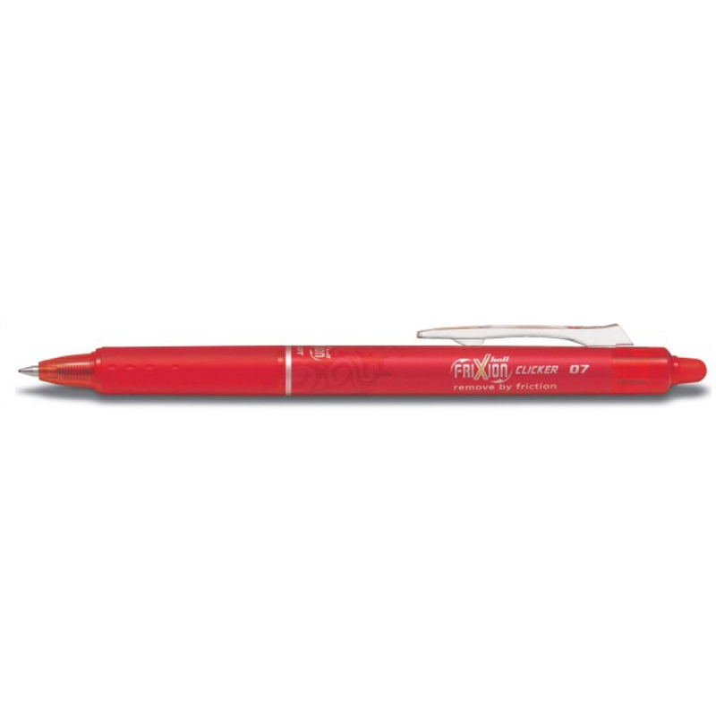 Pilot Frixion Clicker 0.7 R/B Pen- Red