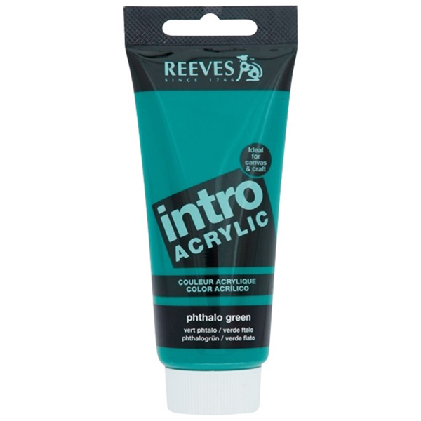Reeves Intro Acrylic Tube 120ml Phthalo Green
