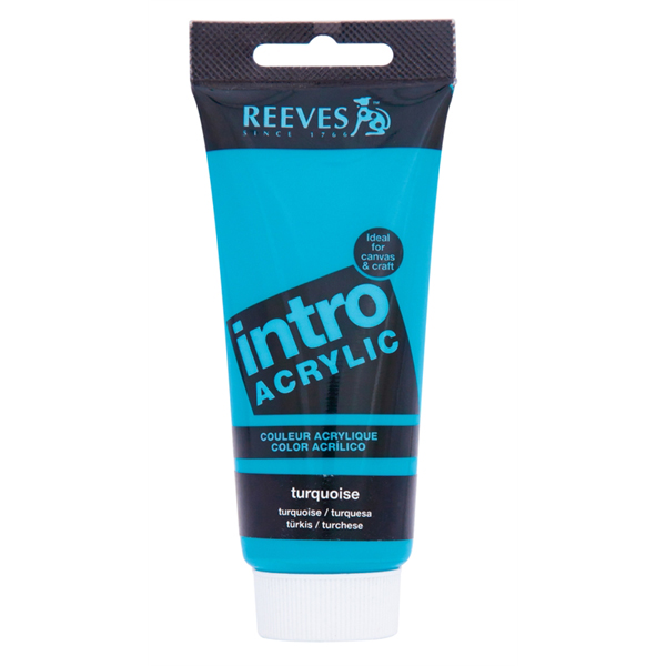 Reeves Intro Acrylic Tube 120ml Turquoise
