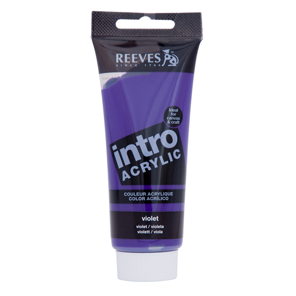 Reeves Intro Acrylic Tube 120ml Burnt Violet