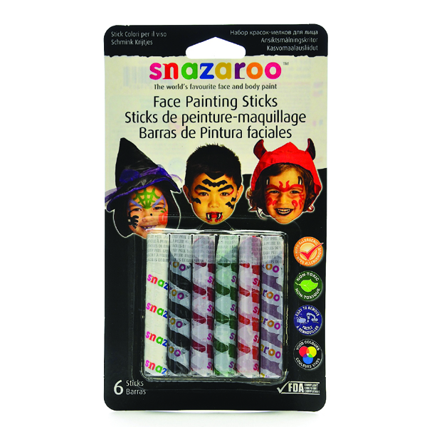 Snazaroo Face Painting Sticks - Halloween Face