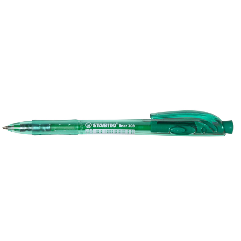 Stabilo 308 Fine Ball Pen - Green