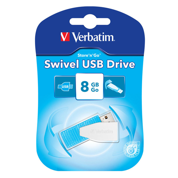 Verbatim Swivel USB Driver 8gb Pendrive