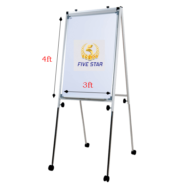Writebest Economy Flip Chart 3ft x 4ft Magnet with Roller