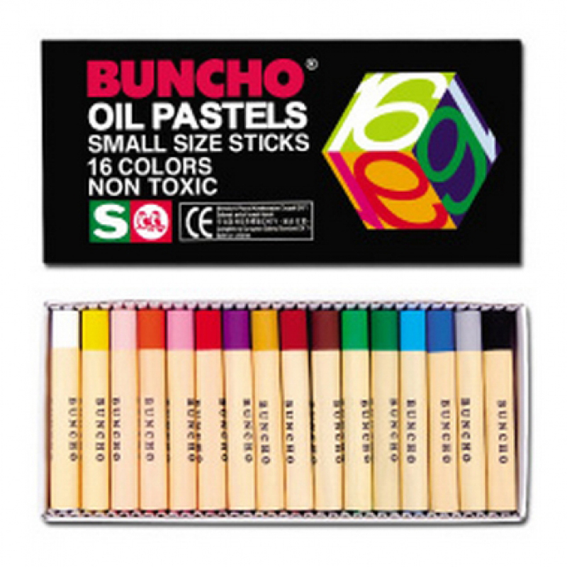 Buncho 16 Colour Oil Pastel