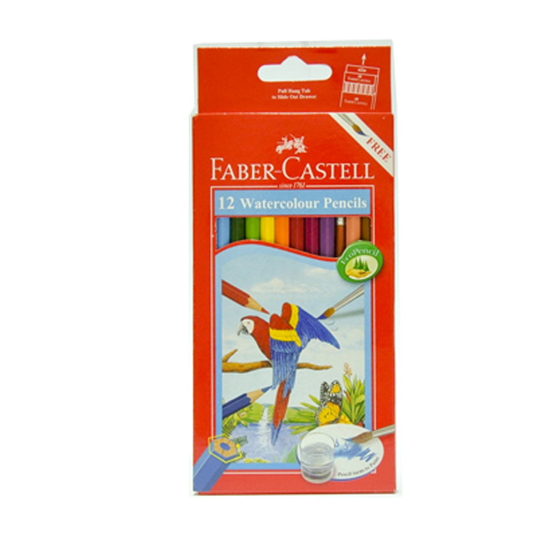 Faber Castell 12L Water Colour Pencil (Long)