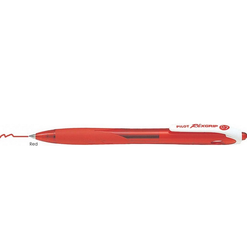 Pilot Rex Grip Pen 0.7 (Red)