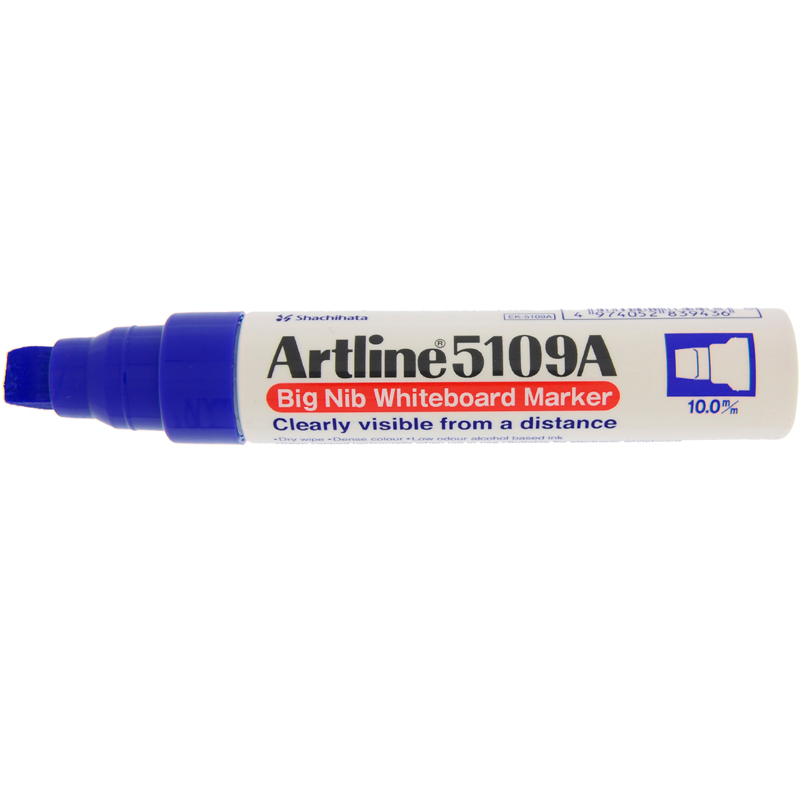 Artline 5109 Big Nib White Board Marker - Blue