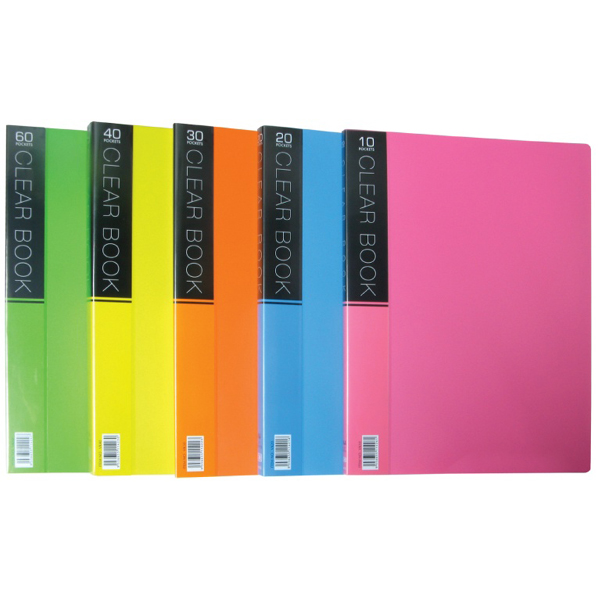CBE VK10 Merry Color Clear Book 10 Pockets A4