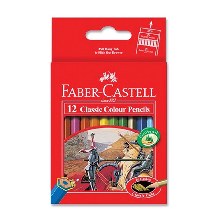 Faber Castell 12S Classic Colour Pencil (Short)