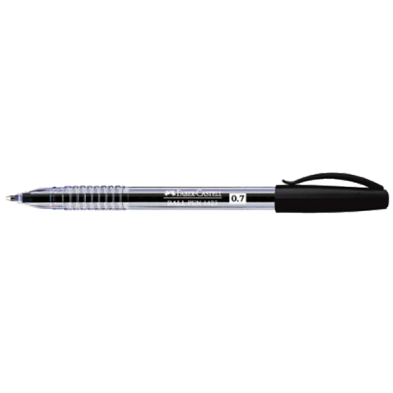 Faber-Castell 1423 0.7mm Ball Pen - Black