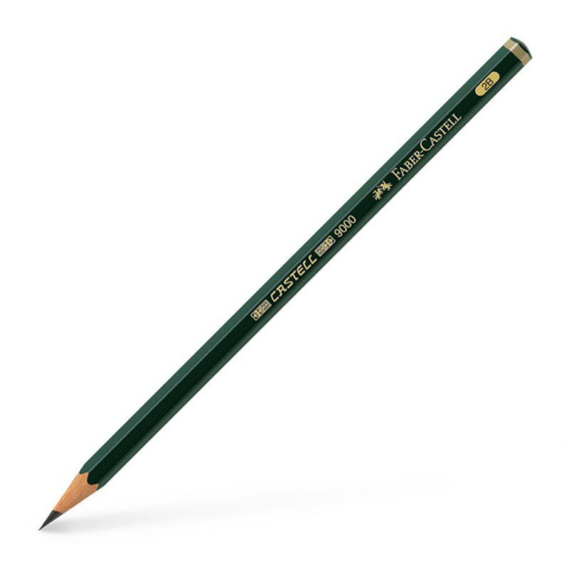 Faber-Castell 2B 9000 Pencil (1pc)