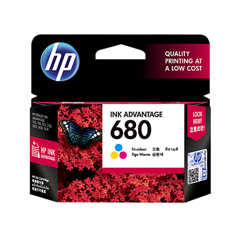 HP 680 Original Color Ink Cartridge