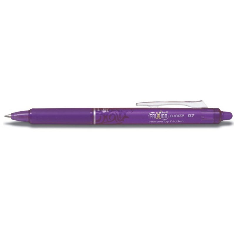 Pilot Frixion Clicker 0.7 R/B Pen- Violet