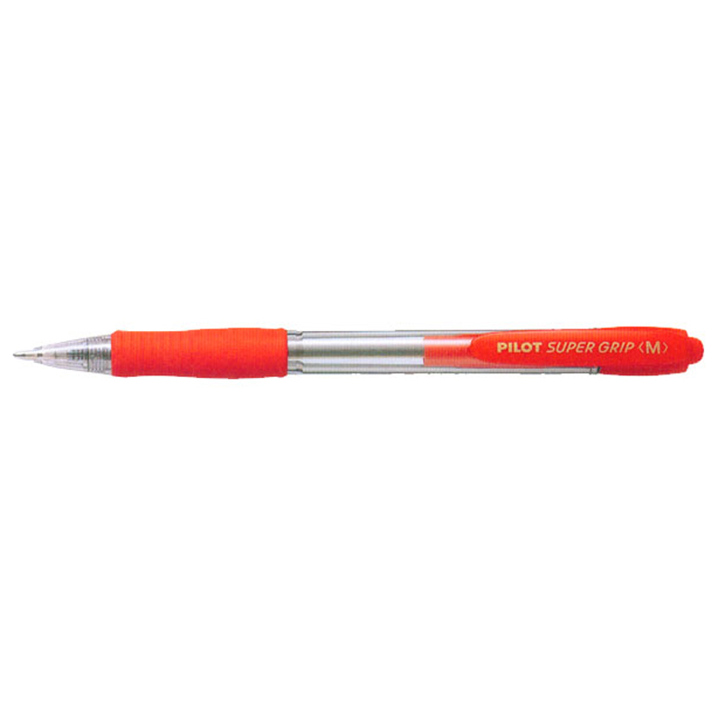 Pilot Super Grip Ball Pen M (Red)