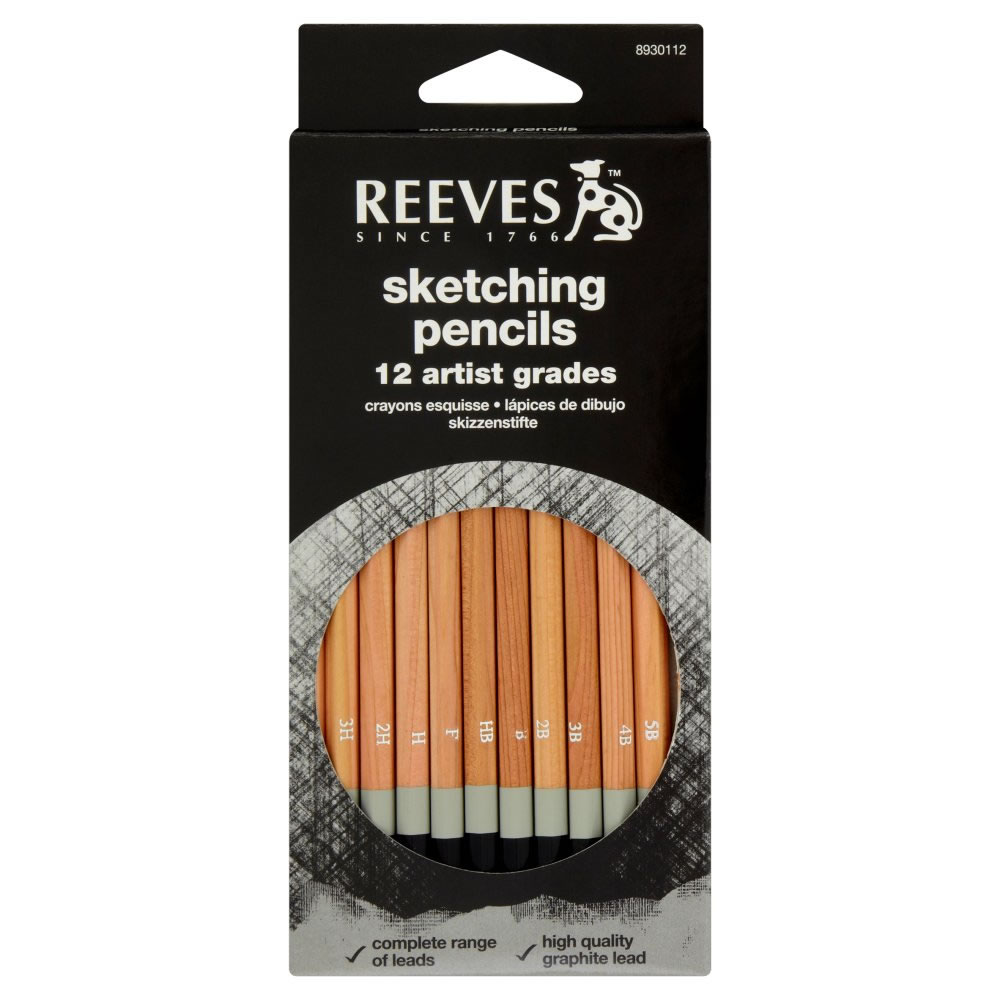 Reeves Sketching Pencil 12's Artist Grades