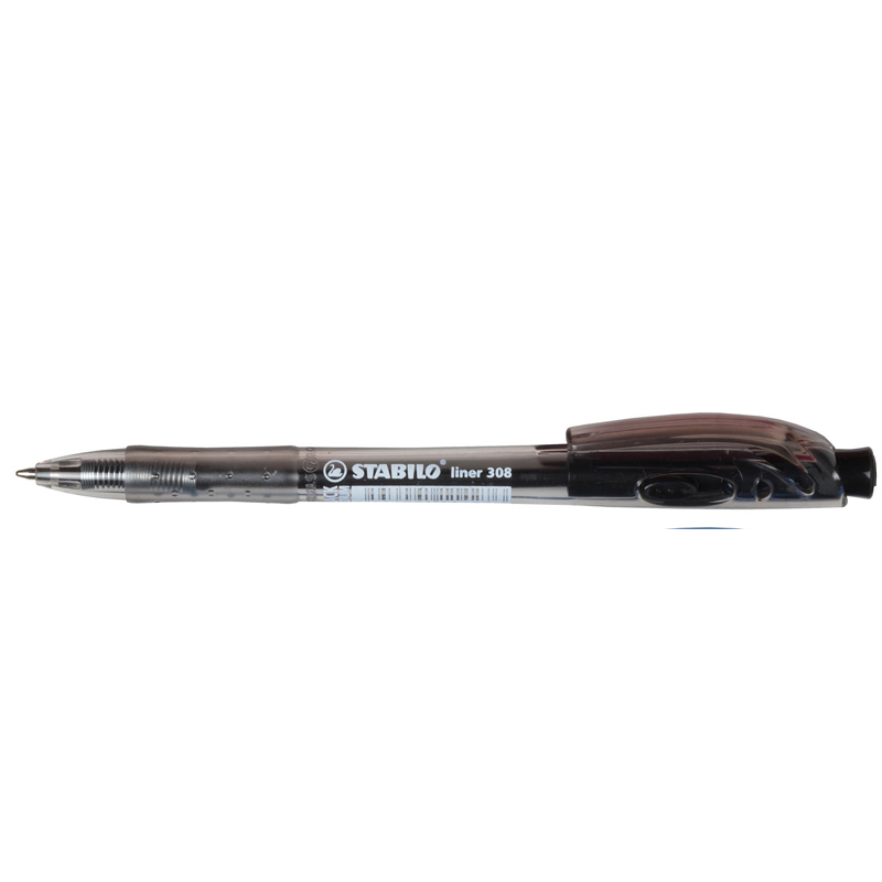 Stabilo 308 Xtra Fine Ball Pen - Black