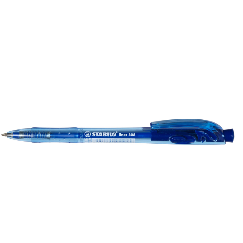 Stabilo 308 Medium Ball Pen - Blue