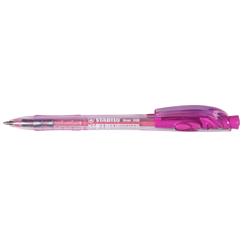 Stabilo 308 Fine Ball Pen - Pink