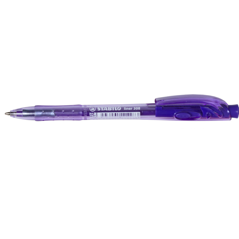 Stabilo 308 Fine Ball Pen - Purple