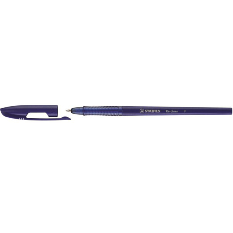 Stabilo 868 (F) RE-LINER 0.7mm Ball Pen - Blue