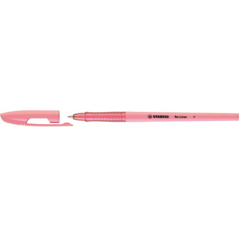 Stabilo 868 (F) RE-LINER 0.7mm Ball Pen - Pink