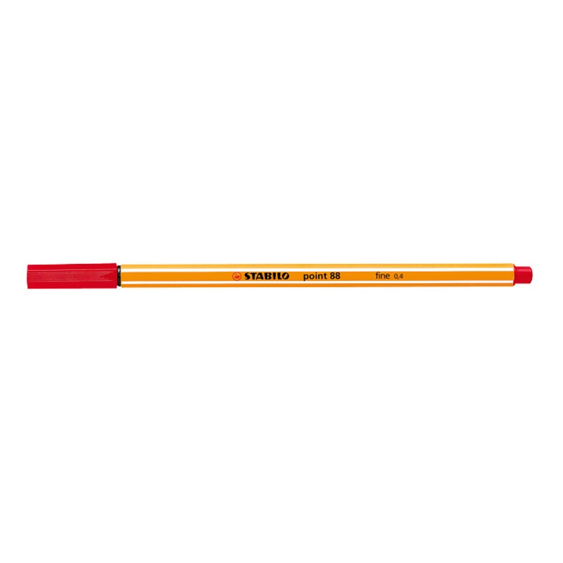 Stabilo Point 88/40 Pen - Red