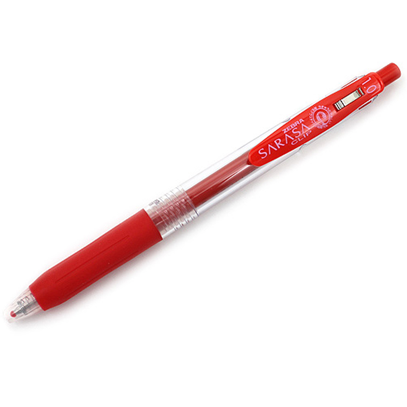 Zebra JJ15 Sarasa Clip 1.0mm Pen - Red